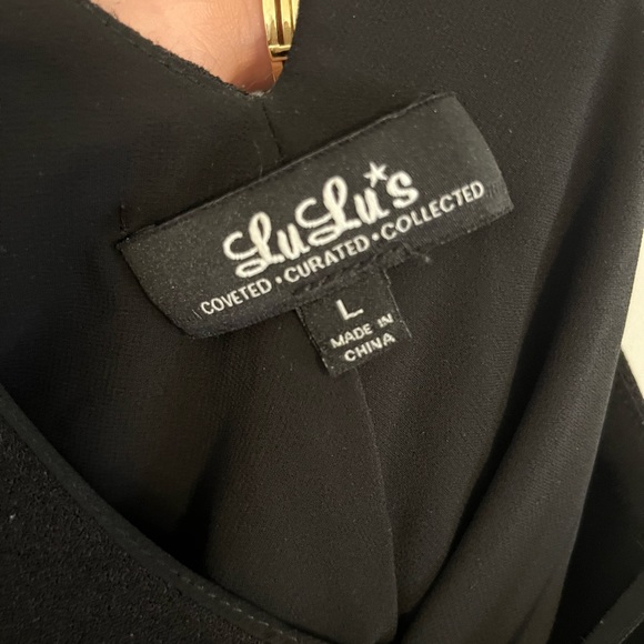 Lulus Black Halter Swing Dress - Picture 3 of 3